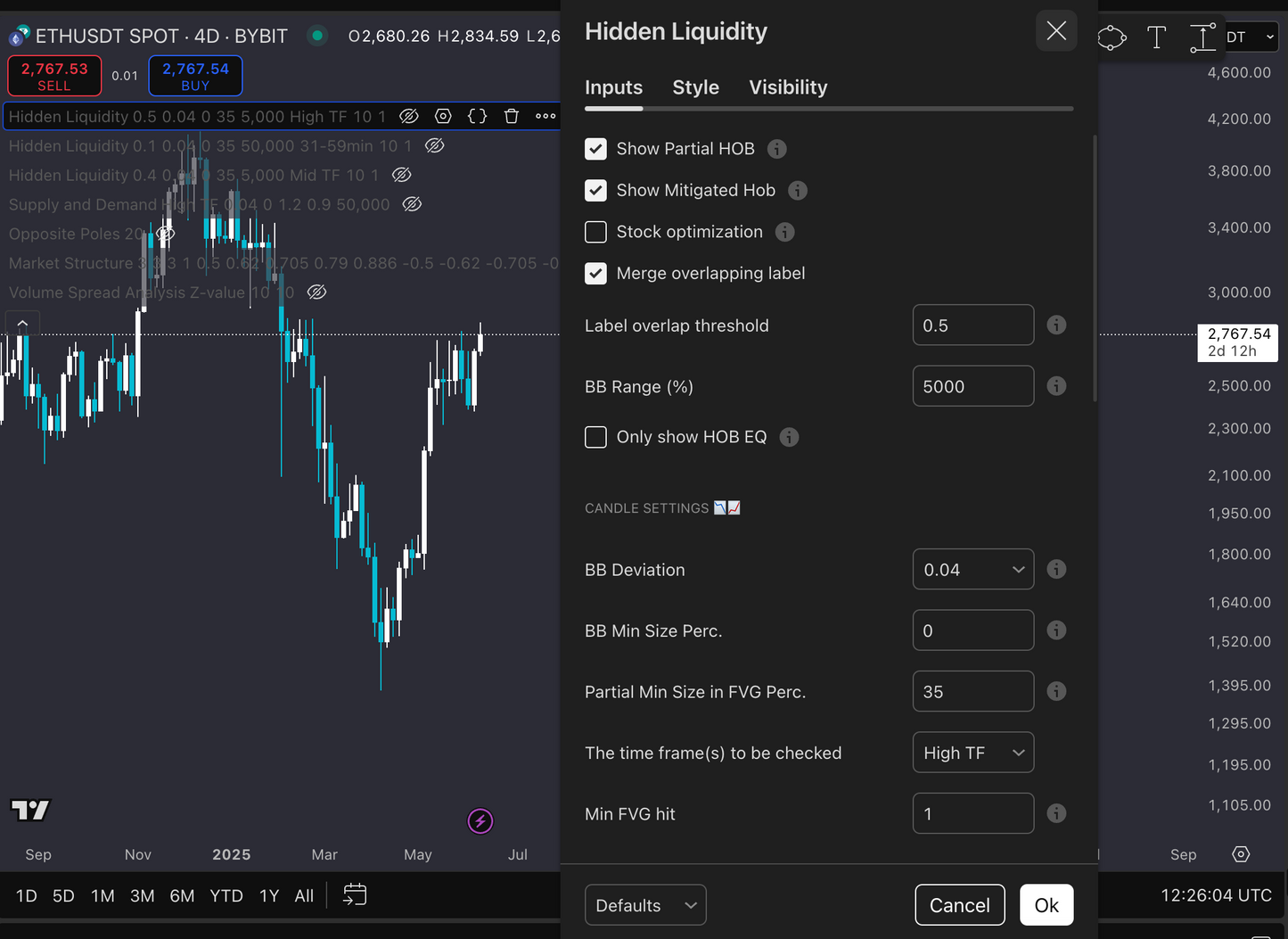 Hidden Liquidity Trading View Plugin